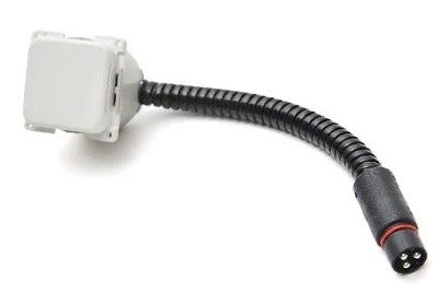 Defa Vegguttak 230VAC Hvit Innfelt enkel -80% Rabatt
