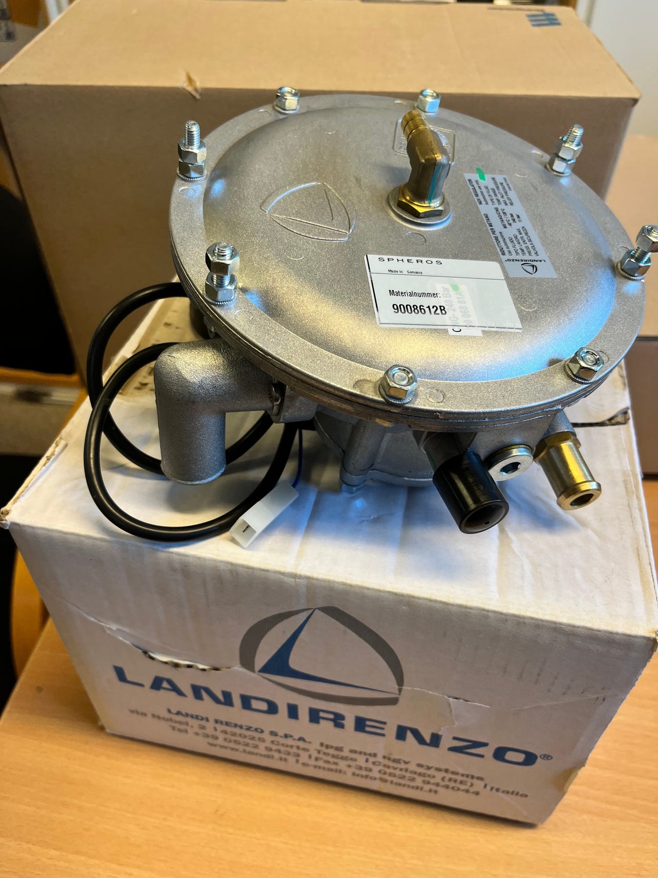 SPHEROS / WEBASTO GASS REGULATOR
